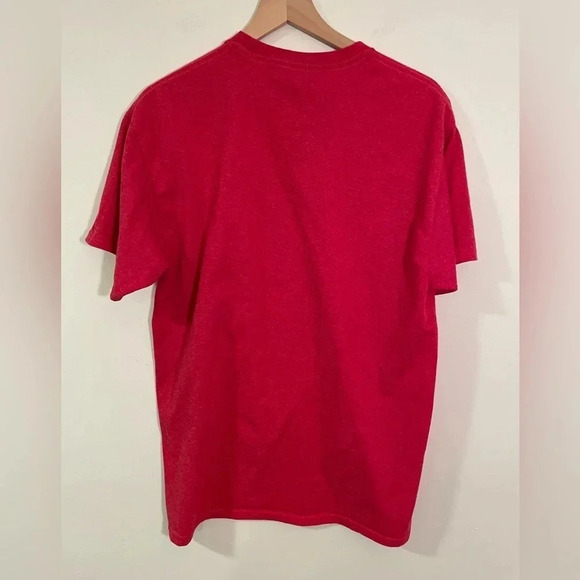 Dodge Brand Shirt Mens Large Red Dodge Hemi 1953 Pistons Crew Neck 50/50 Blend - Picture 2 of 3